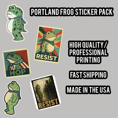 💥Last day 54% OFF💥Portland frog protest sticker🐸