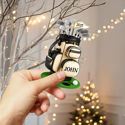💥Last day 56% OFF💥3DPersonalized Golf Bag Ornament