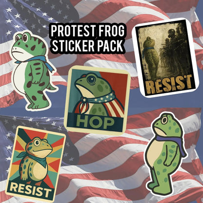 💥Last day 54% OFF💥Portland frog protest sticker🐸