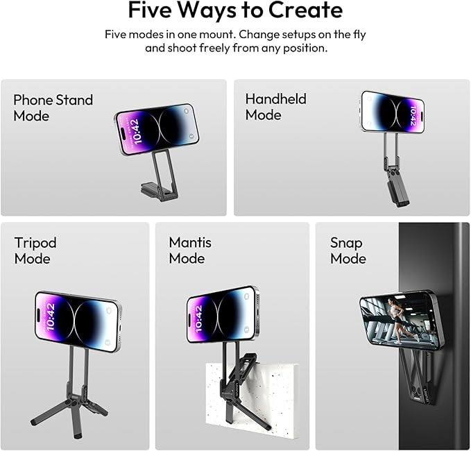 🔥Last day 52% off🔥Carabiner mobile phone tripod stand