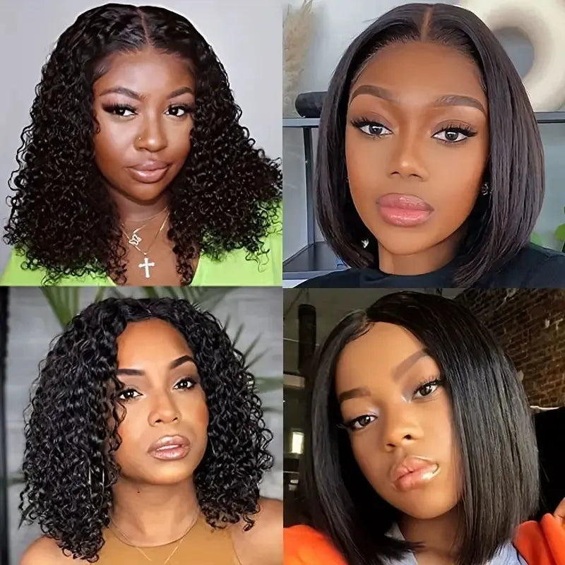 💥Last day 43% OFF💥Short Bob Glueless HD Lace