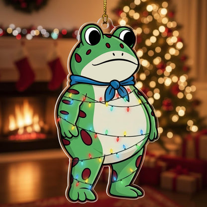 💥Last day 48% OFF💥Portland Frog Christmas Ornament
