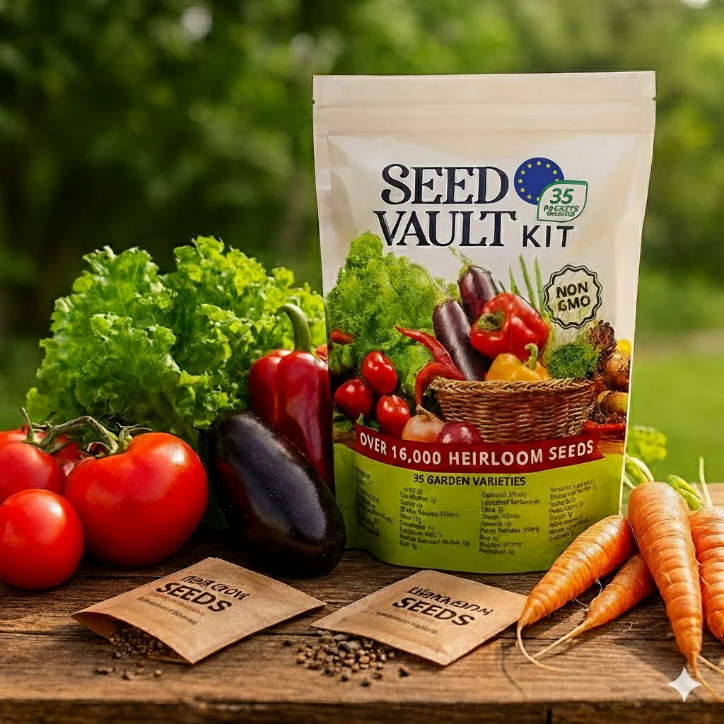 💥Last day 47% OFF💥Vegetable Grow Vault Kit – 35 Varieties🌱