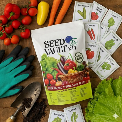💥Last day 47% OFF💥Vegetable Grow Vault Kit – 35 Varieties🌱
