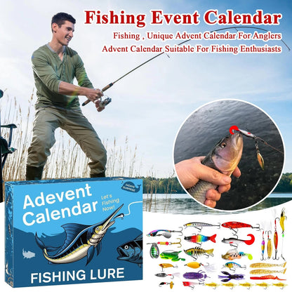 🎣📅Fishing Advent Calendar 2025 Lure Set
