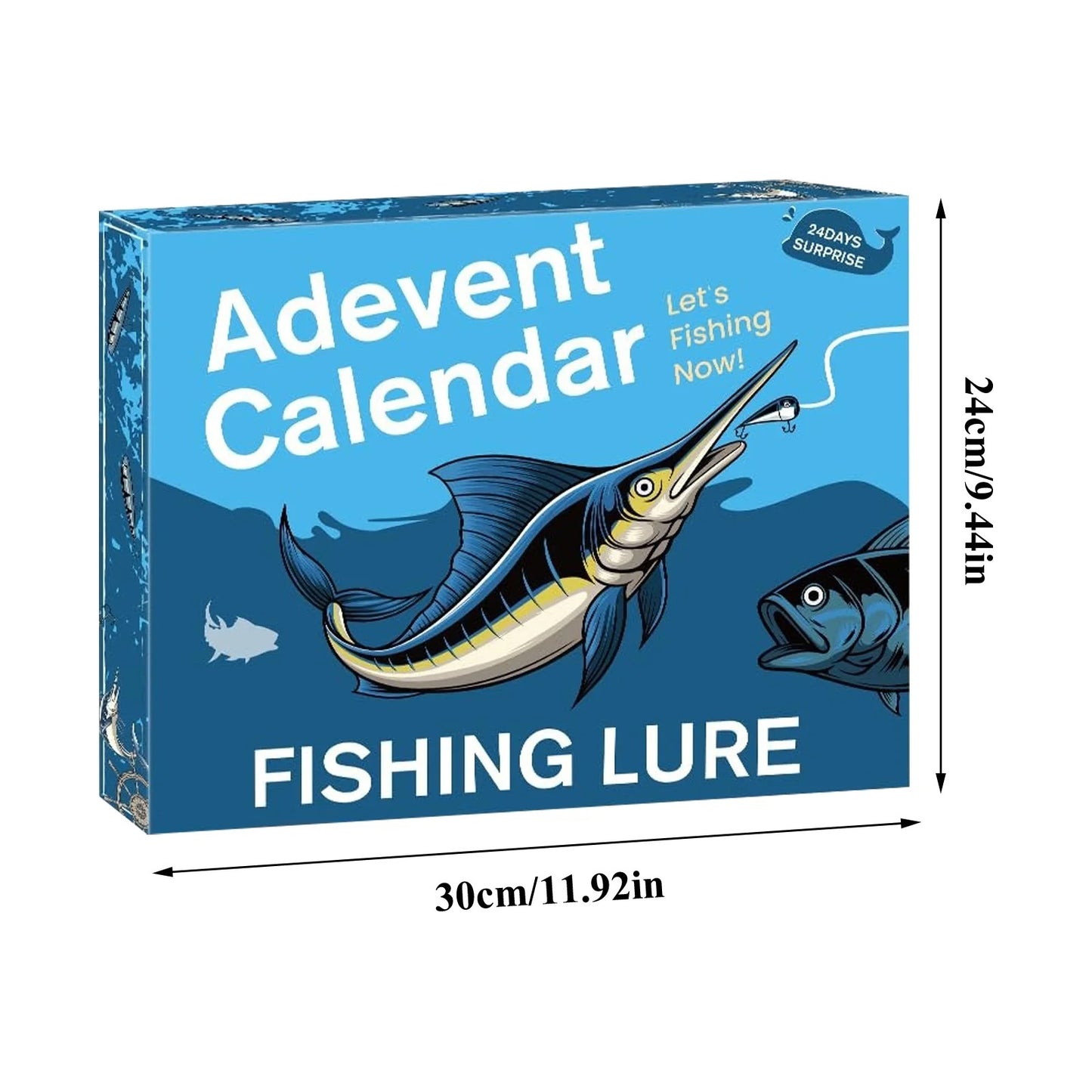 🎣📅Fishing Advent Calendar 2025 Lure Set