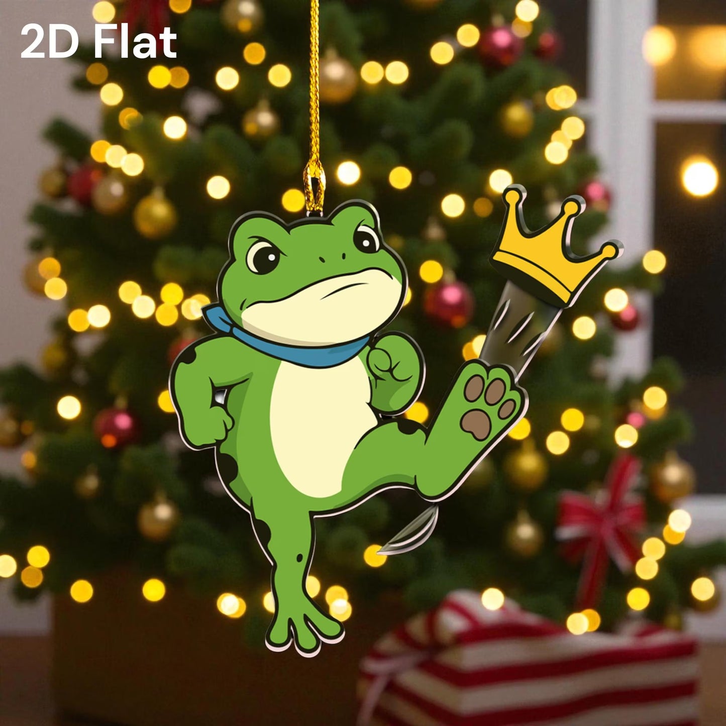💥Last day 48% OFF💥Portland Frog Christmas Ornament