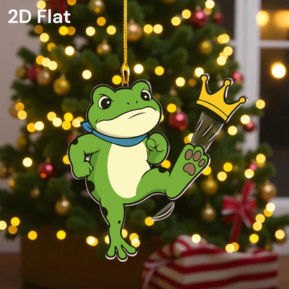 💥Last day 48% OFF💥Portland Frog Christmas Ornament