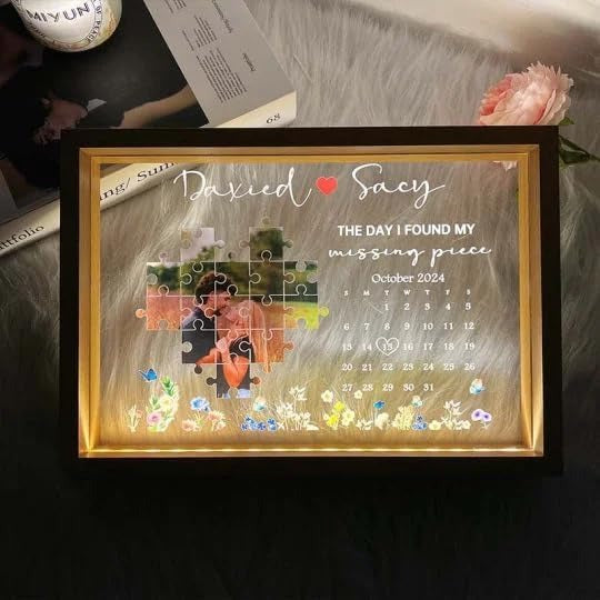💥Valentine's Day Limited Edition💥The Day I Found My Missing Piece Light Frame Personalized Gift