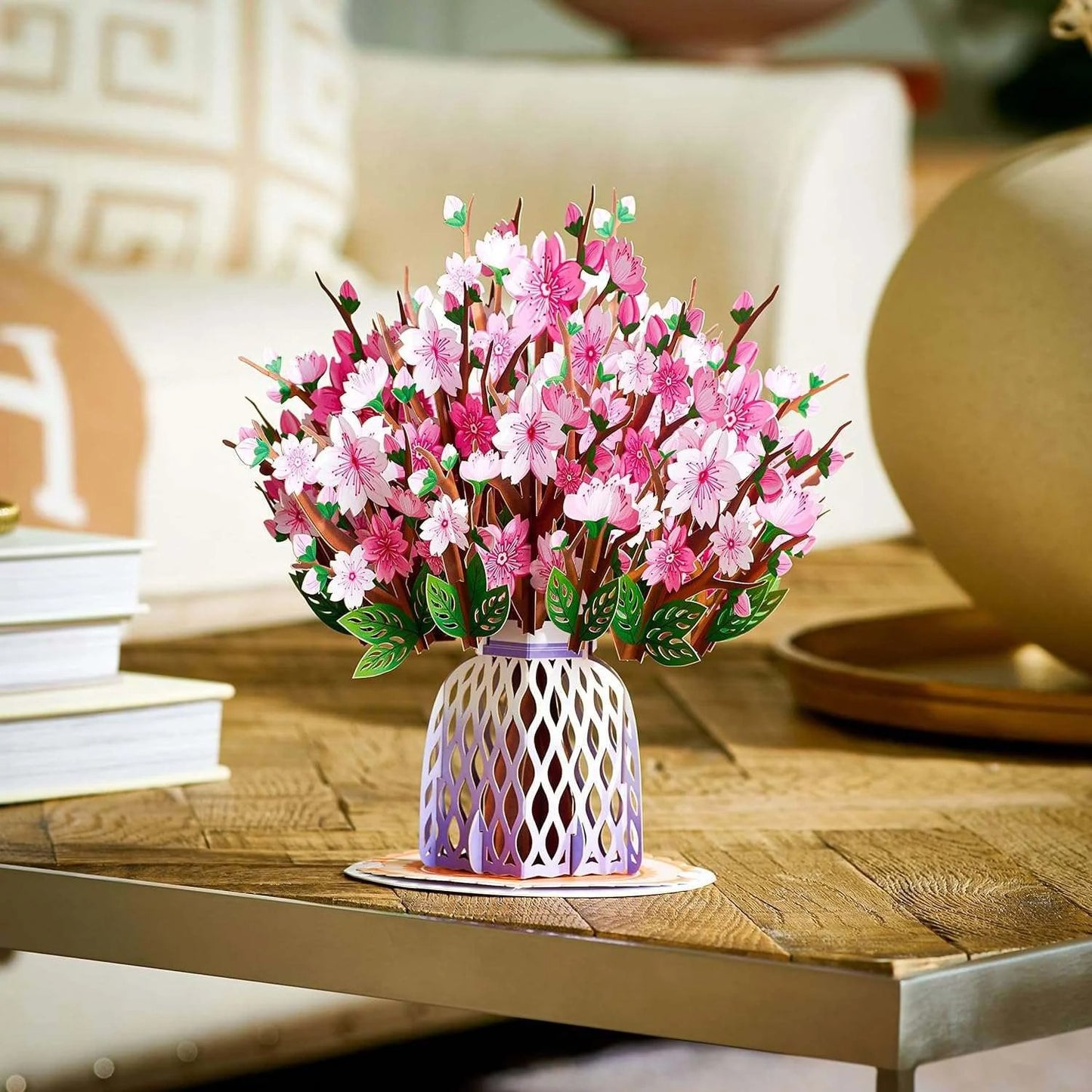 💥Valentine's Day Limited Edition💥Cherry blossom bouquet foldable card🌸✉️