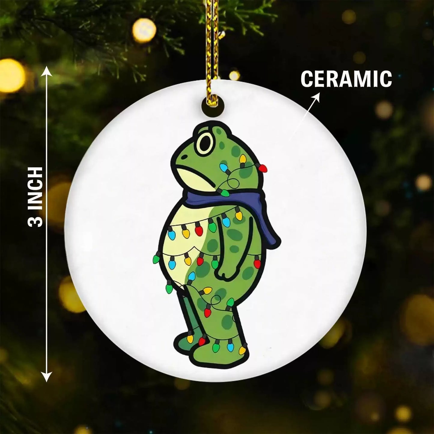 💥Last day 44% OFF💥Christmas Frog Ornament