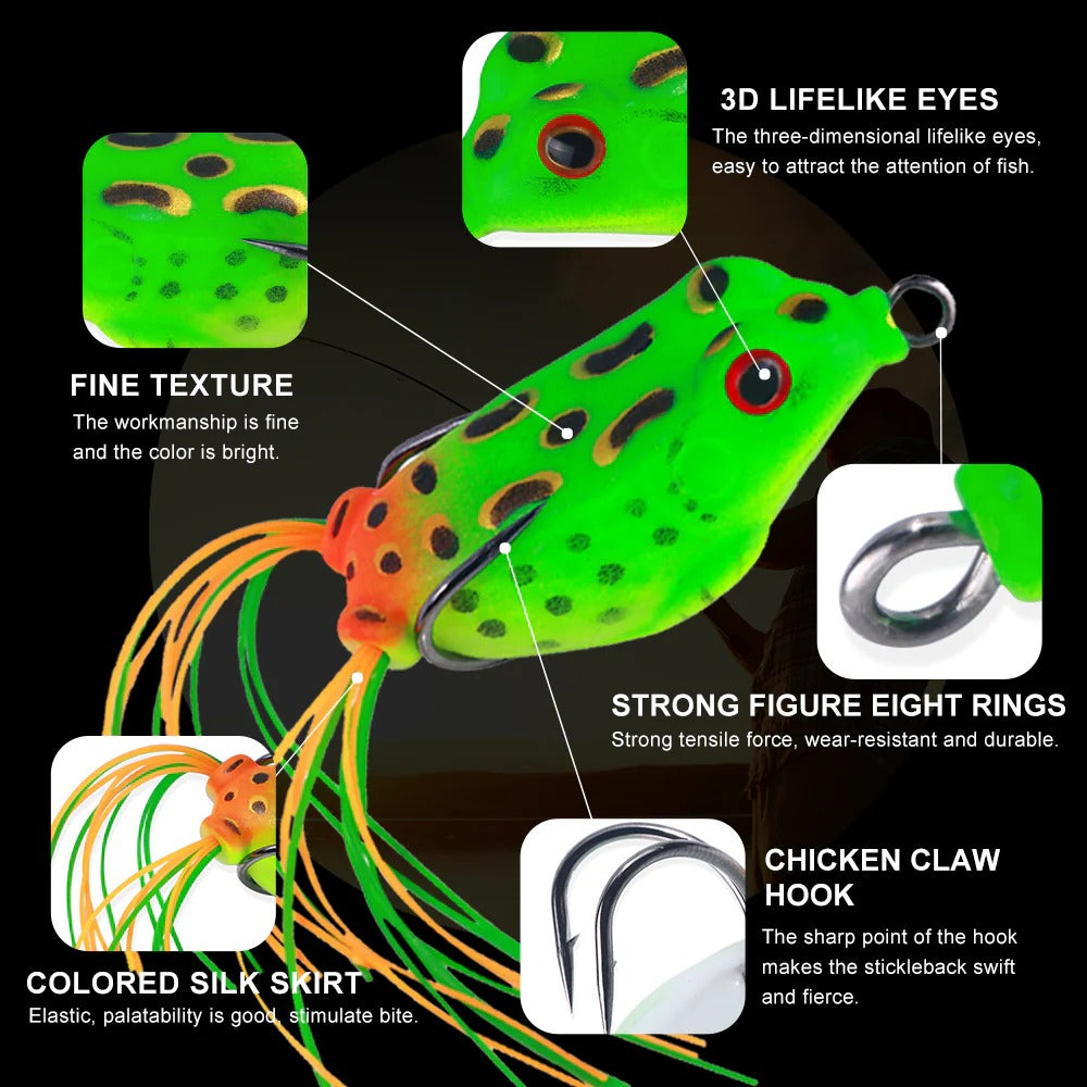 🔥Last day:36%OFF🔥Topwater Frog Lures