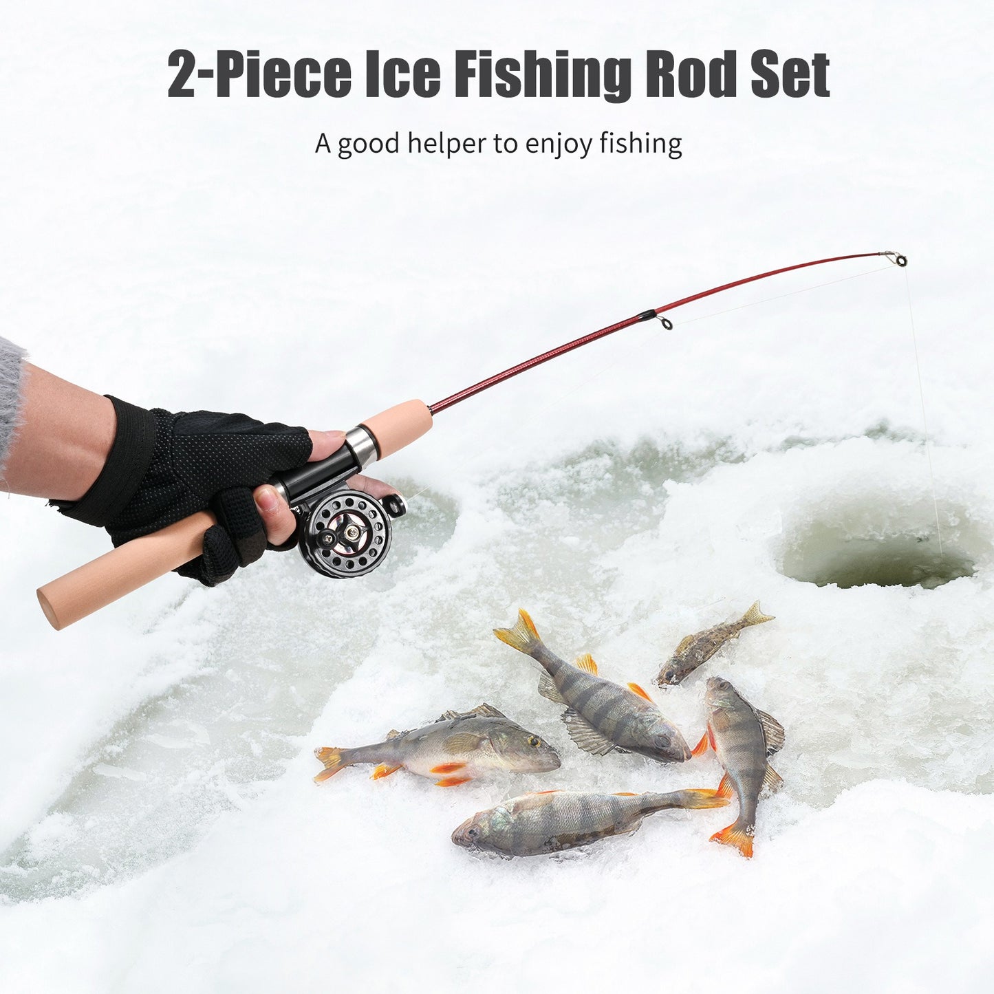 💥Last day 49% OFF💥Ice Fishing Telescopic Rod with Smooth Reel