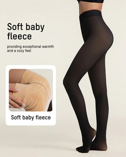 🔥Last day 51% off🔥Translucent Fleece Lined Tights