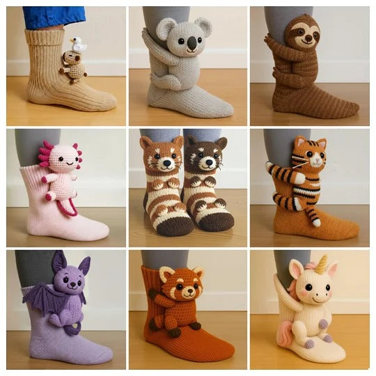 💥Last day 51% OFF💥3D Animal Socks🎄🧦
