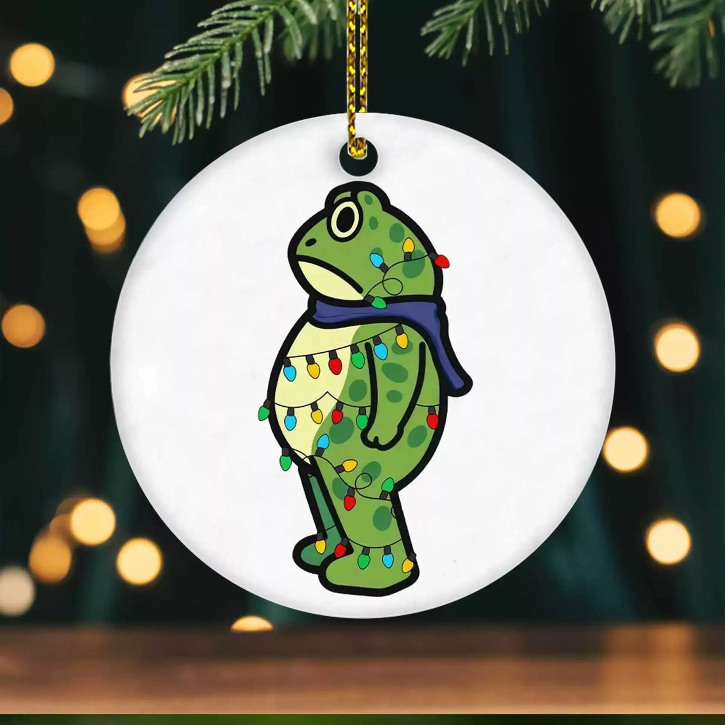 💥Last day 44% OFF💥Christmas Frog Ornament