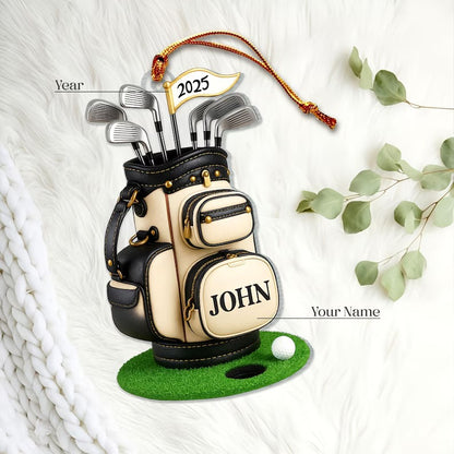 💥Last day 56% OFF💥3DPersonalized Golf Bag Ornament