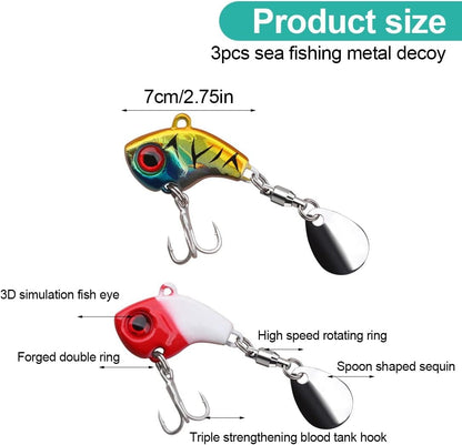 🔥Last day 54% OFF🔥Tail spinning streamlined bait🎣