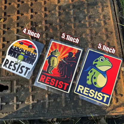 💥Last day 59% OFF💥Portland Frog Protest Stickers
