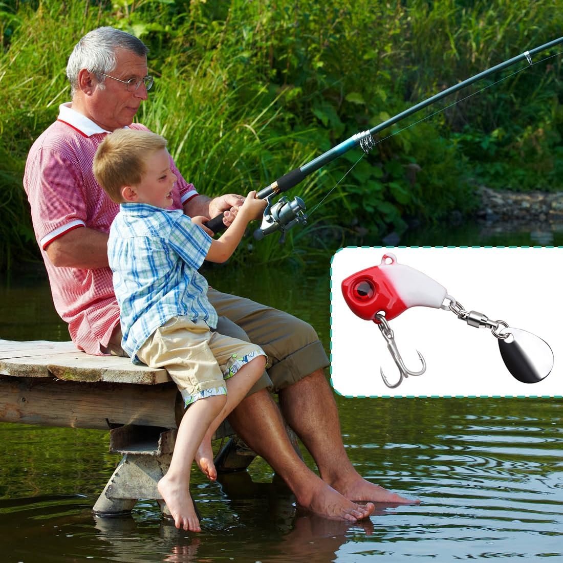 🔥Last day 54% OFF🔥Tail spinning streamlined bait🎣